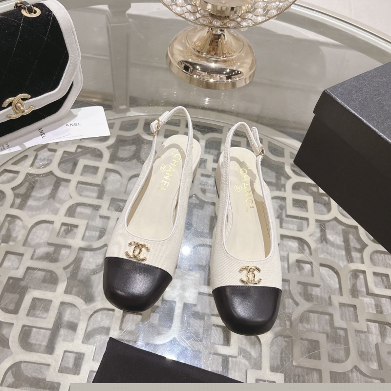Ch*el leather shoes